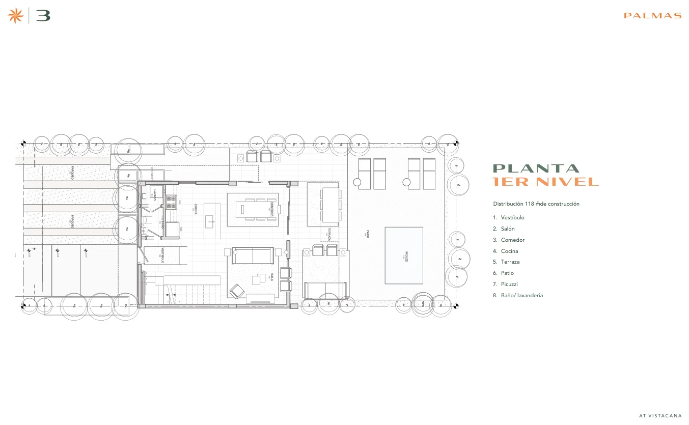 Plano · Palmas III at Vista Cana