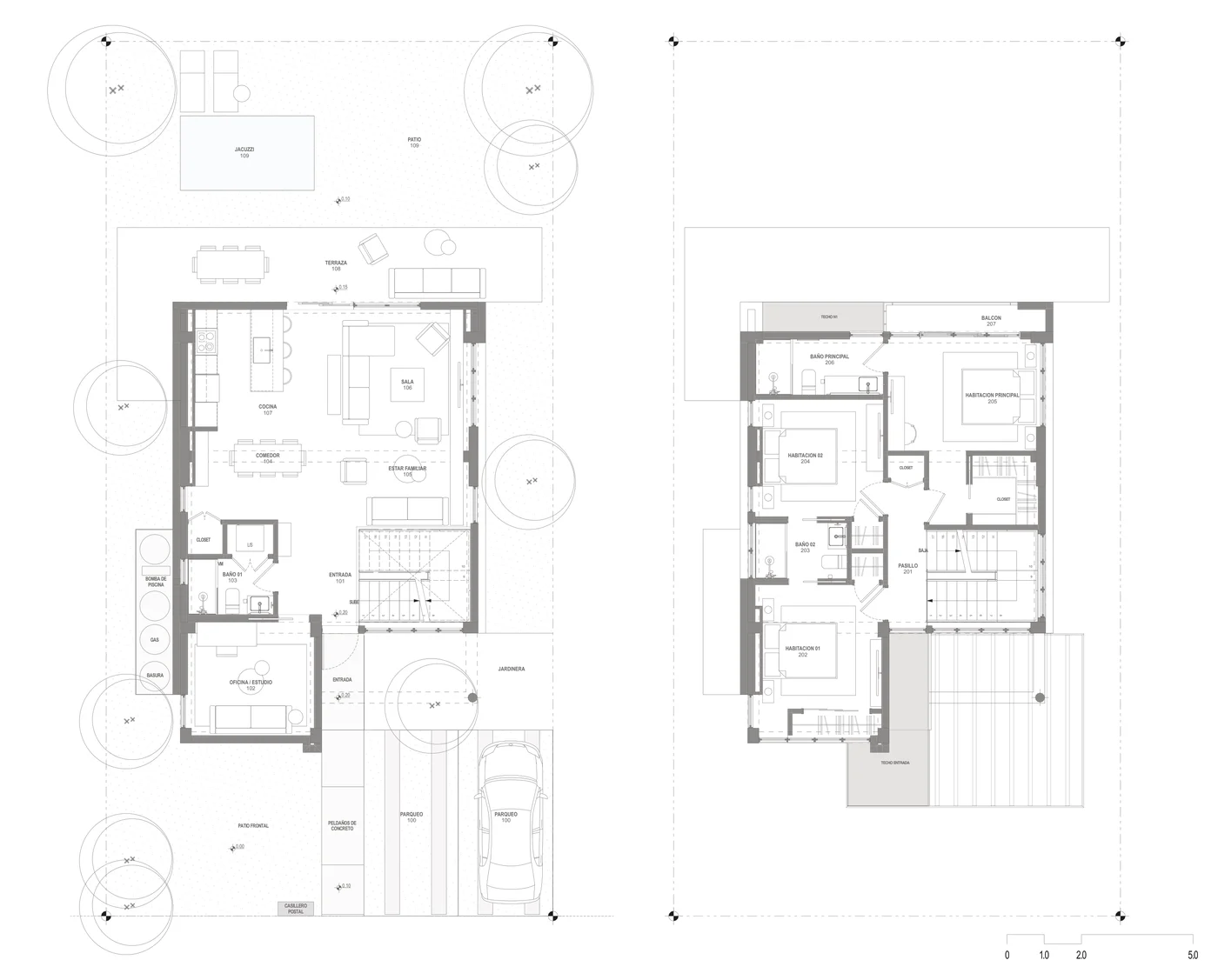 Plano · Tropicale at Vistacana · Villas